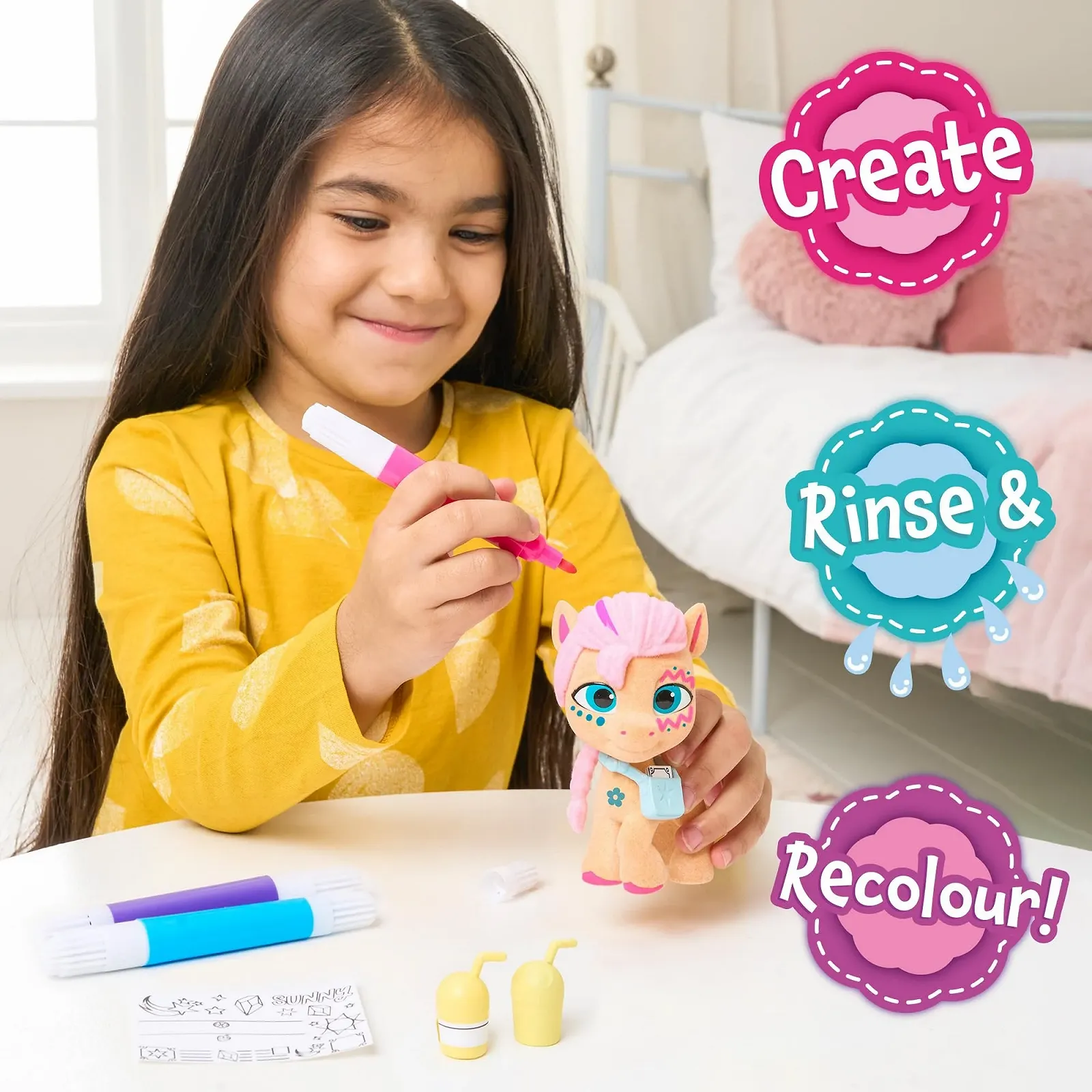 Ігровий набір Fuzzikins My Little Pony Twin Pack (Sunny & Izzy) Рожевий та Фіолетовий, фото №6 Ігровий набір Fuzzikins My Little Pony Twin Pack (Sunny & Izzy) Рожевий та Фіолетовий, фото №6