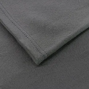 Покривало Euromat Фліс Polar Графітово-сірий, темно-сірий, 150 x 200 см synthetic.ua - Фото 1