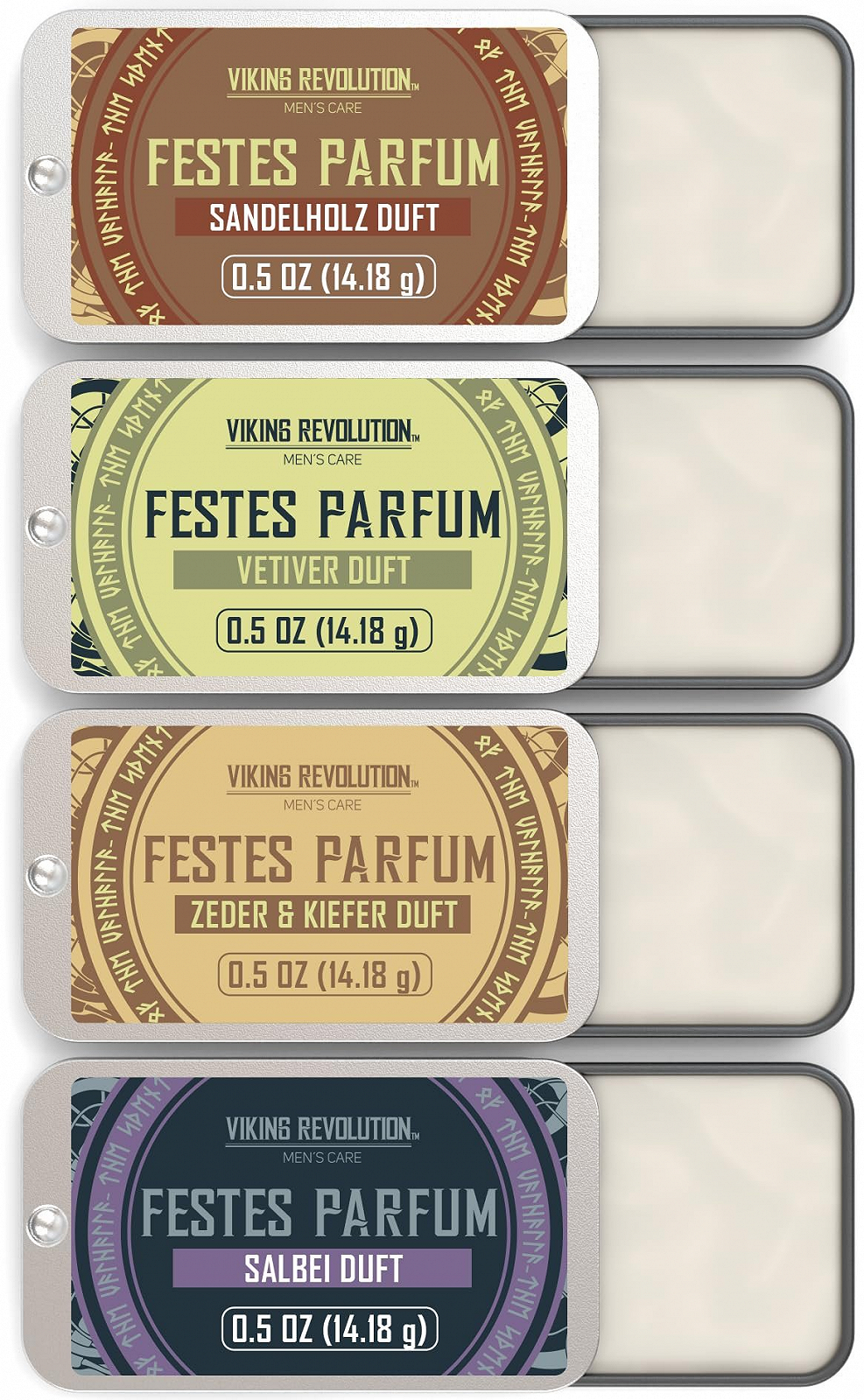 Тверді чоловічі парфуми Viking Revolution Kolonya / Набір 4 аромати: кедр, шавлія, ветивер, сандал, фото №1 Тверді чоловічі парфуми Viking Revolution Kolonya / Набір 4 аромати: кедр, шавлія, ветивер, сандал, фото №1