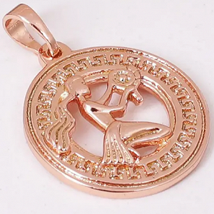 Кулон знак зодіаку-Діва, позолочений, витончена жіноча підвіска synthetic.ua - Фото 1