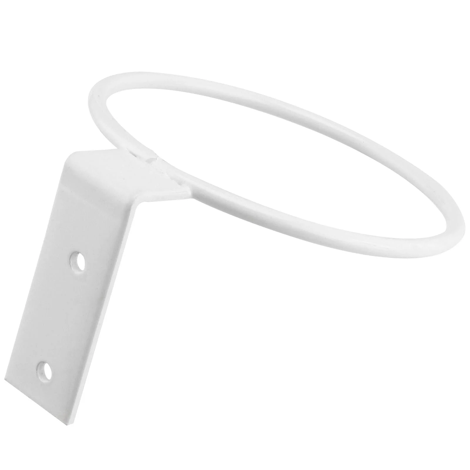 Настенное крепление для цветочных горшков 8 штук, 10 см, металлическое кольцо-держатель, белый, фото №4