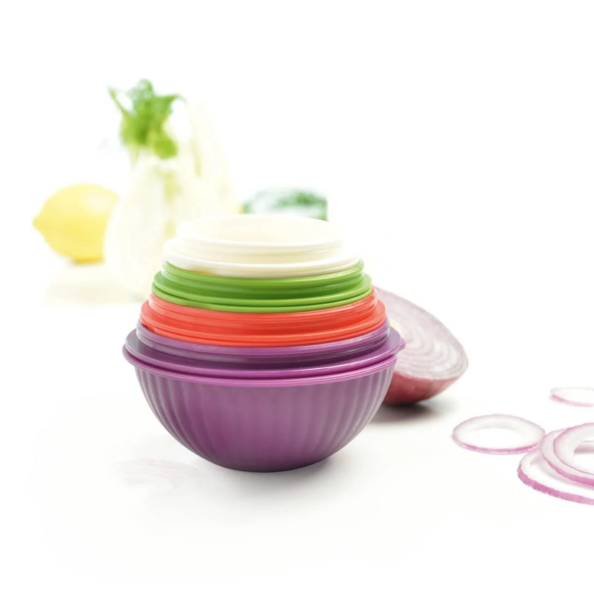 Набір контейнерів для овочів Mastrad Veggie Savers 4 шт, фото №4