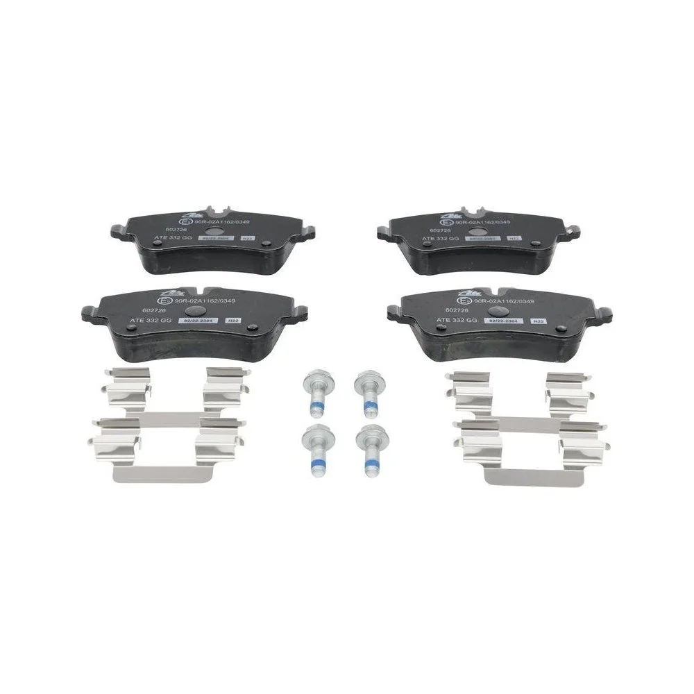 Комплект гальмівних колодок, дискове гальмо ATE 13.0460-2726.2 для MERCEDES-BENZ, передній міст, фото №1