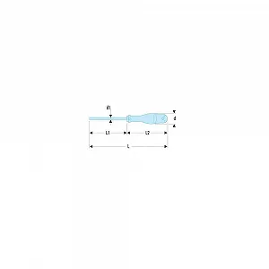 Викрутка Facom ATWPH4X200 PH4 x 200 мм synthetic.ua - Фото 1