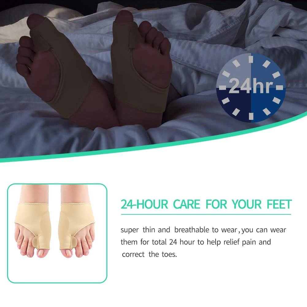 Коректор Hallux Valgus, Роздільник пальців, Бежевий, фото №7