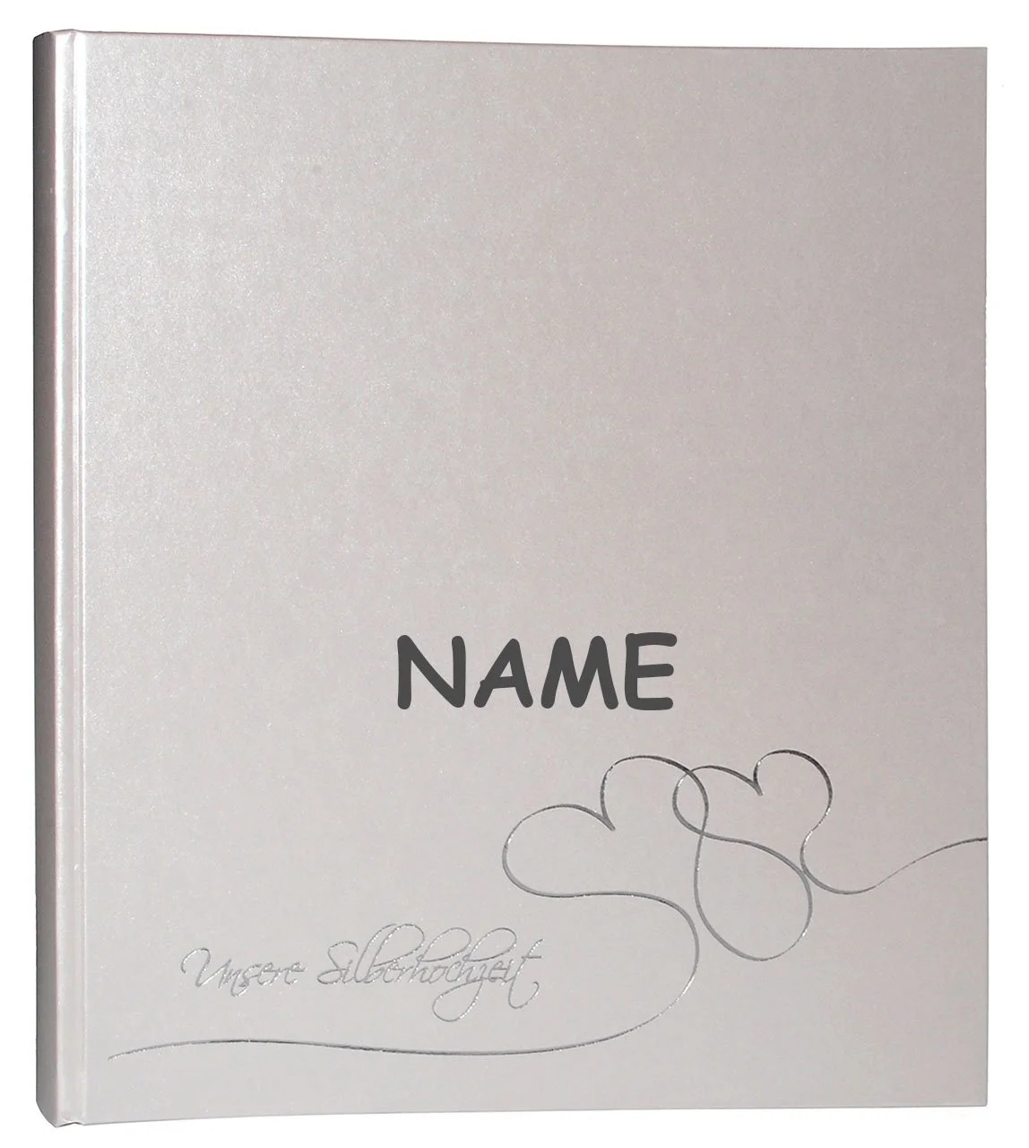 Фотоальбом alles-meine.de XL Юбилей Серебряной свадьбы, для вклеивания, большой, до 336 фотографий, серебряный, фото №3 Фотоальбом alles-meine.de XL Юбилей Серебряной свадьбы, для вклеивания, большой, до 336 фотографий, серебряный, фото №3