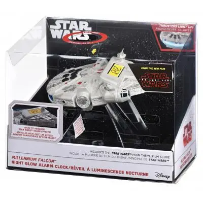 Ночник Ekids Радиочасы Disney Star Wars Millenium Falcon с ночником (SW-347.UFMV7), фото №4