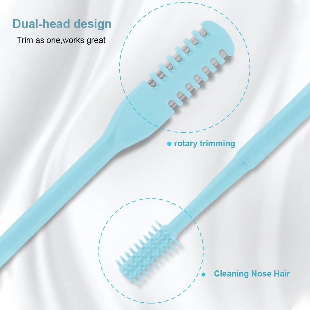 Ручний KBRPEY Удосконалений інструмент для видалення волосся з ніздрів Подвійний інструмент 360° Поворотний, фото №5