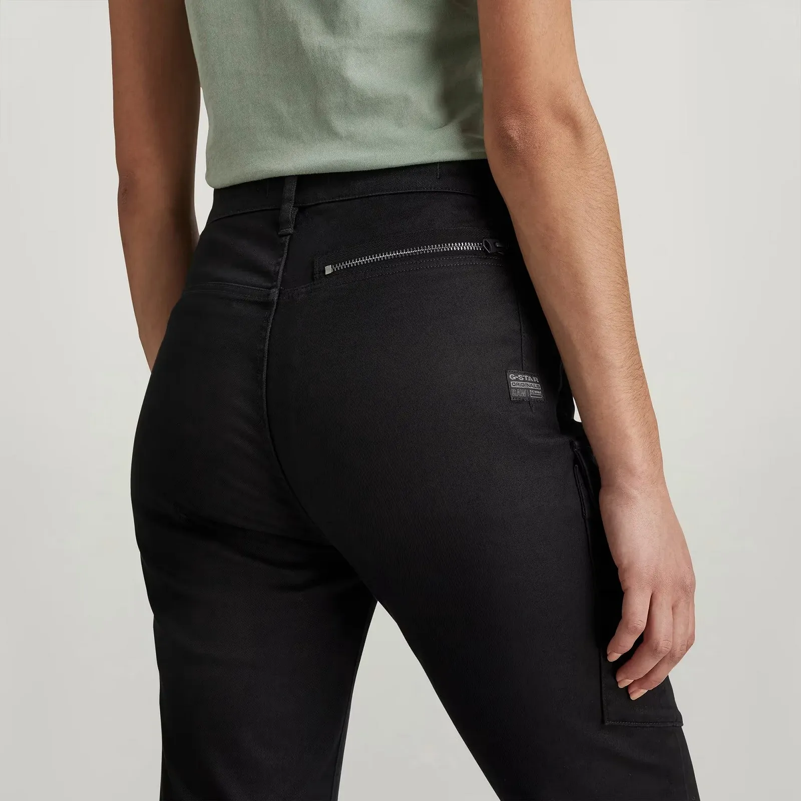 Жіночі штани G-Star RAW Kafey Cargo Ultra High Skinny Jeans - 32, фото №3 Жіночі штани G-Star RAW Kafey Cargo Ultra High Skinny Jeans - 32, фото №3