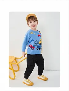 Свитер DHASIUE Детский для мальчика, с длинными рукавами, Рождественский, Повседневный, Мультяшный, для школы, Возраст 2-7 лет, Размер 92-122 synthetic.ua - Фото 1