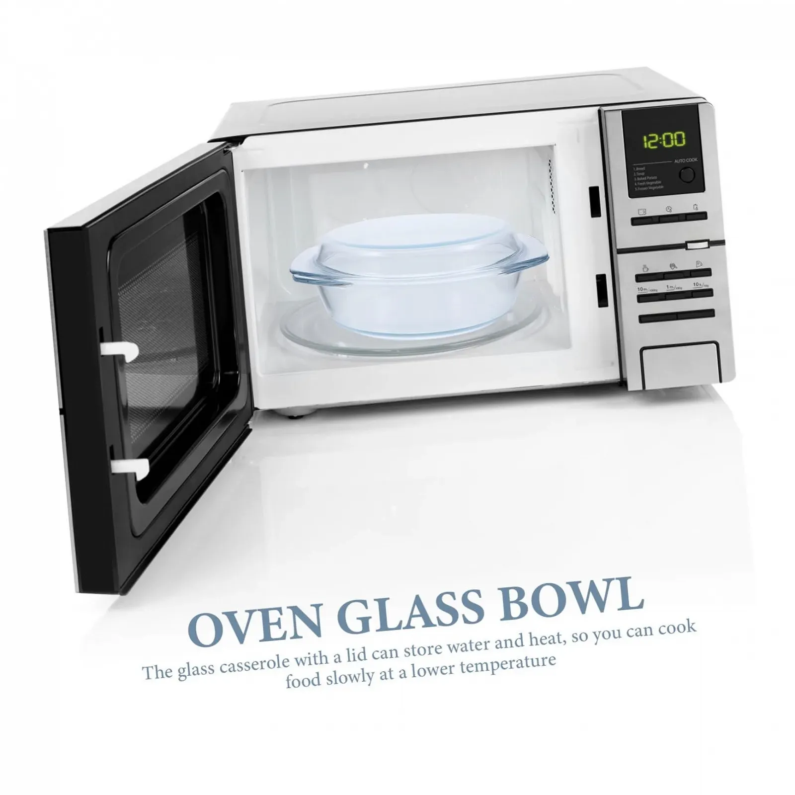 Форма скляна термостійка з кришкою, фото №9