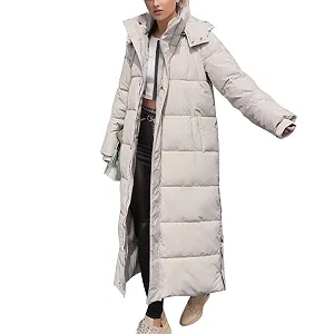 Пальто Petalum Зимове Довге стьобане З капюшоном Бавовняне - Фото 1