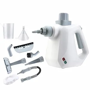 Ручний пароочисник 1000 Вт 3.2 Бар 9 аксесуарів - Фото 1