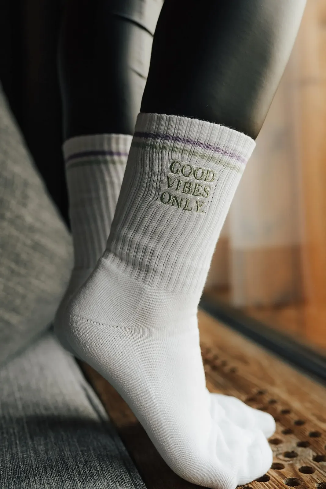 Теннисные носки Вышитые носки с выражением, фото №3