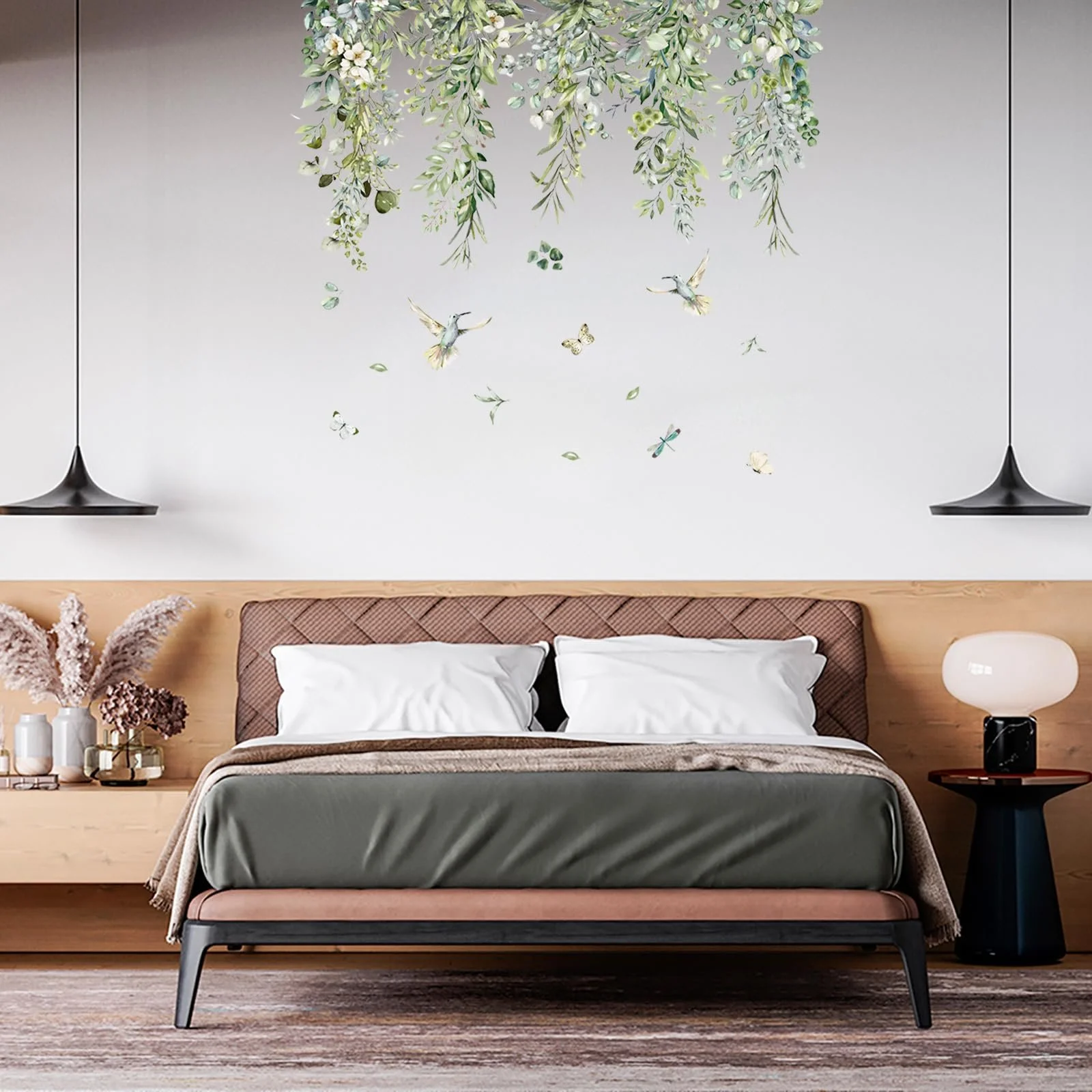 Наклейка на стіну EEEKit Botanical Евкаліпт Квіти Листя Ліани, фото №4 Наклейка на стіну EEEKit Botanical Евкаліпт Квіти Листя Ліани, фото №4