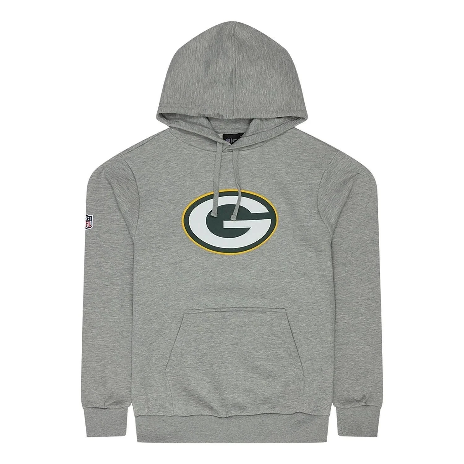 Худі New Era Green Bay Packers NFL Team Logo Сірий верес, фото №1
