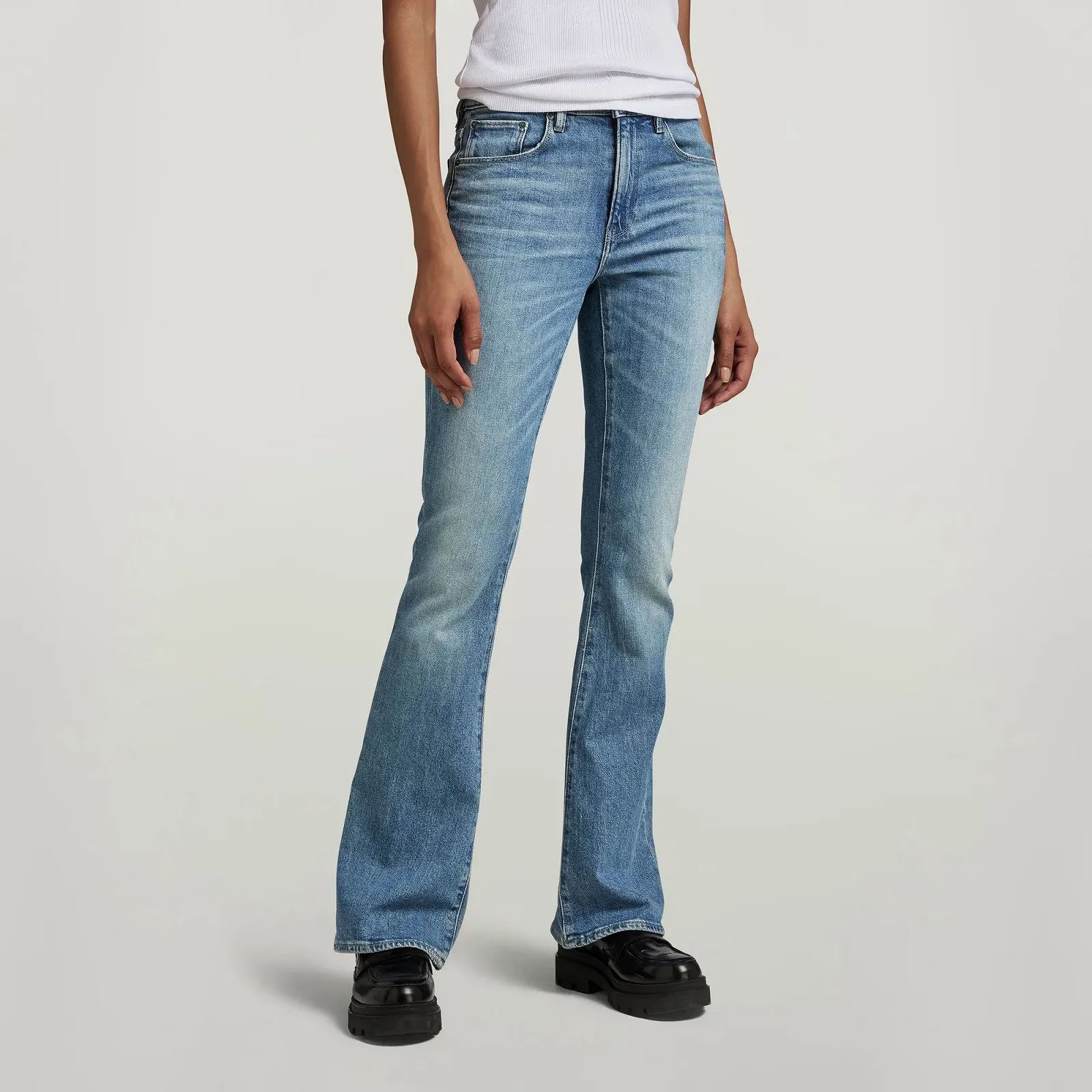 Жіночі джинси G-Star RAW Damen Jeans Skinny Flare 3301 - 27, фото №1 Жіночі джинси G-Star RAW Damen Jeans Skinny Flare 3301 - 27, фото №1