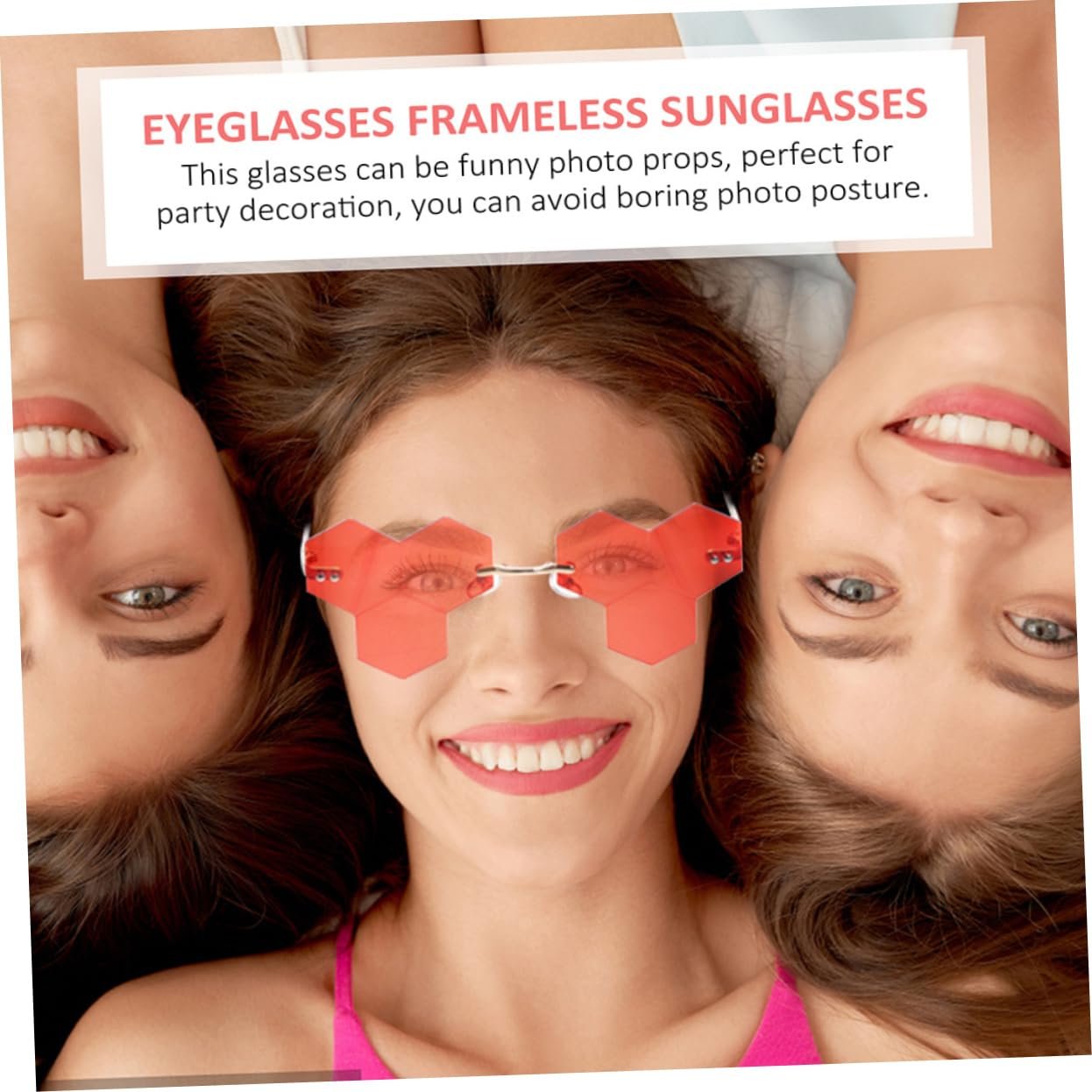 Набір сонцезахисних окулярів для вечірок PACKOVE 4 шт Безрамкові, фото №7