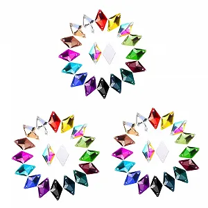 Стрази Плоскі Діамантові Кристали для шиття, 84 шт. - Фото 1