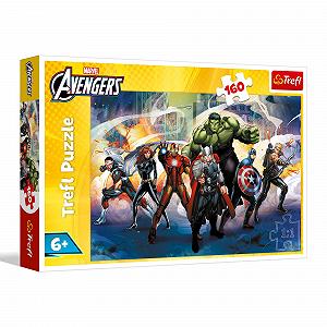 Пазл Trefl Marvel The Avengers Superpowers 160 элементов - Фото 1
