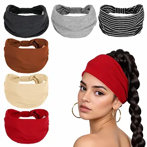 Повязка на голову Женская Эластичная Широкая - Фото 1