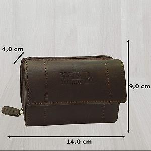 Женский кошелек Wild Leather Коричневый synthetic.ua - Фото 1