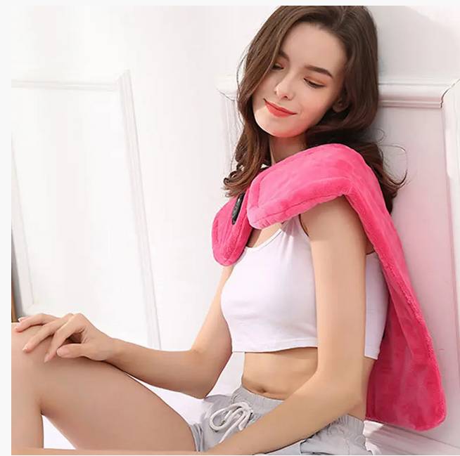 Електричний шаль Lesko YX205 з підгрівом через USB тепла захист від холоду, фото №5