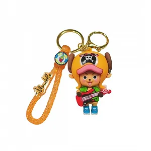 Брелок Ван піс One Piece Тоні Тоні Tony Tony дитячий брелок на рюкзак, ключі жовтий 6 см synthetic.ua - Фото 1