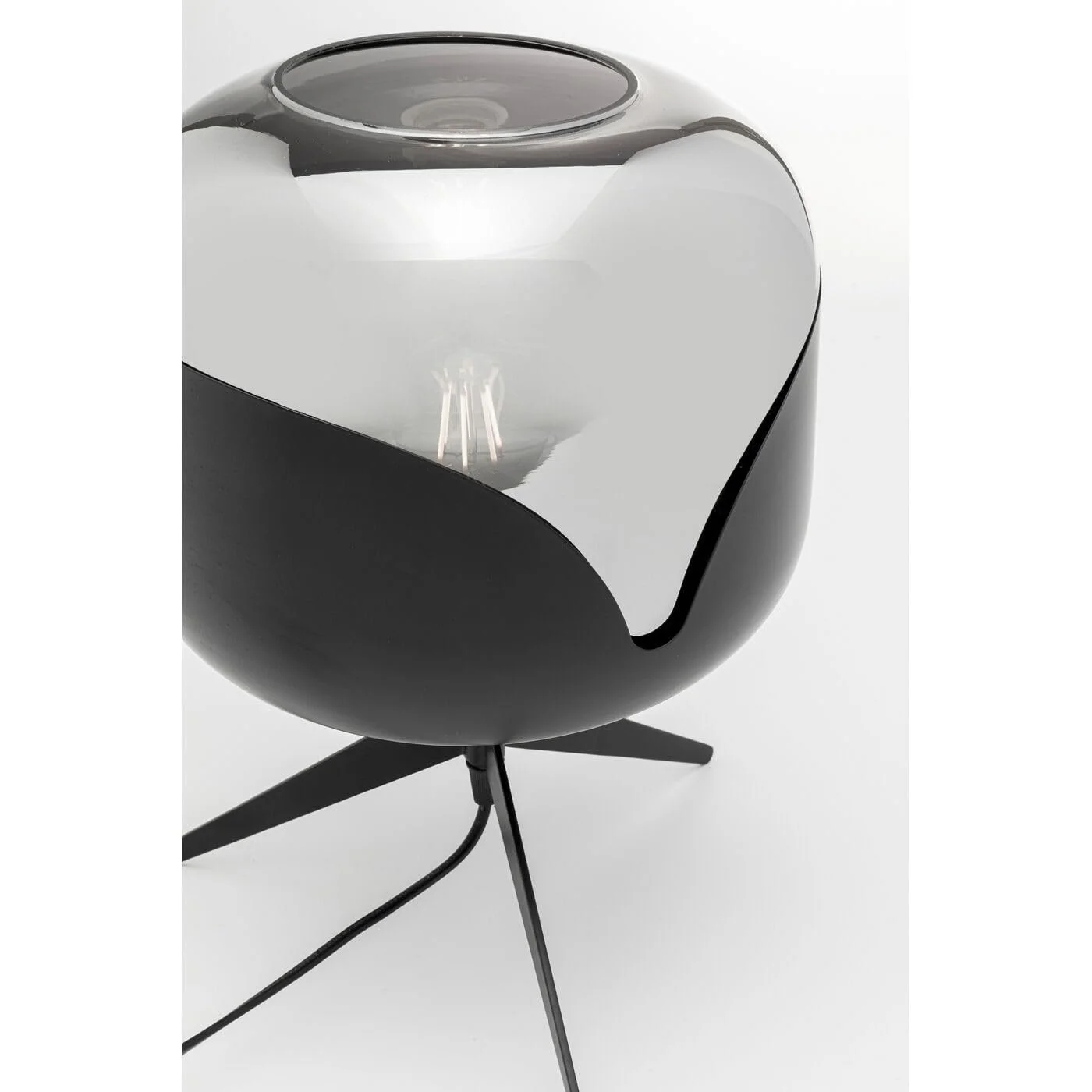 Настільна лампа Kare Design Smoke Goblet Ball 35x27x27 см Чорний, фото №4