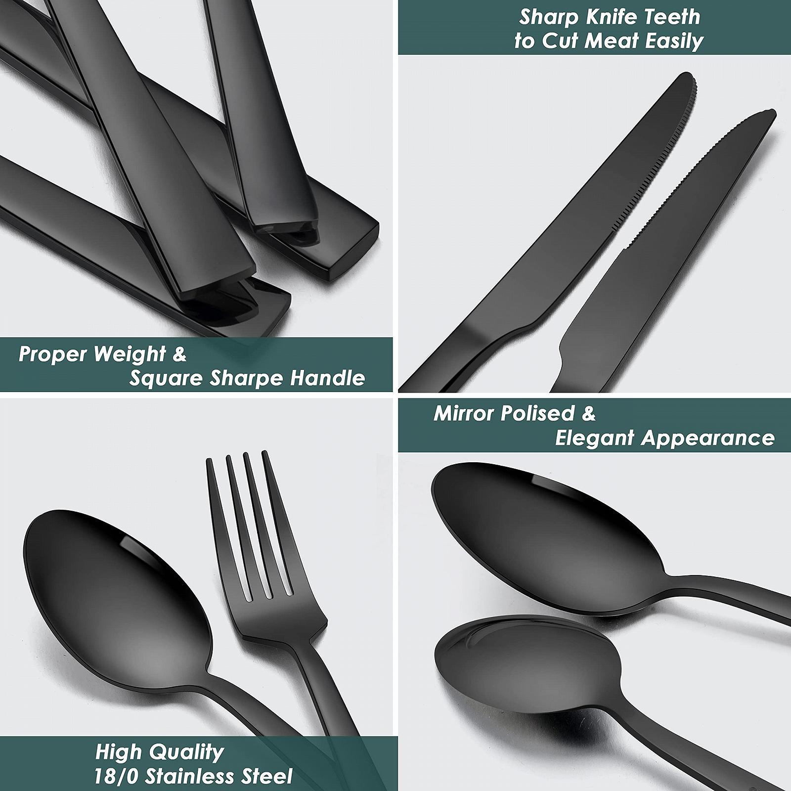 Набор столовых приборов Herogo, 16 предметов, нержавеющая сталь, на 4 персоны, фото №3 Набор столовых приборов Herogo, 16 предметов, нержавеющая сталь, на 4 персоны, фото №3