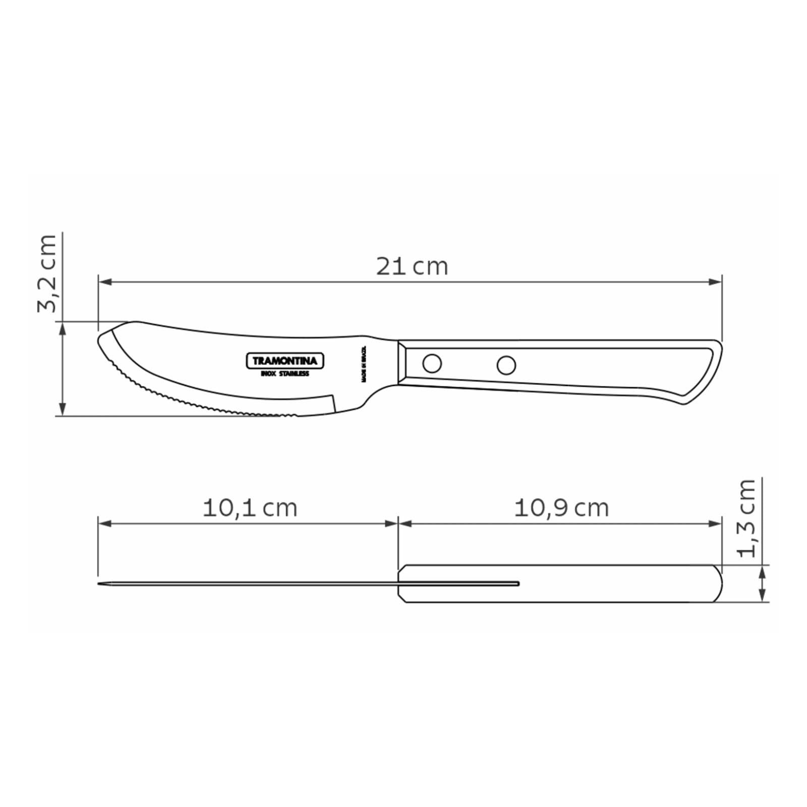 Набор столовых приборов для пиццы Tramontina 8 предметов, на 4 персоны, нержавеющая сталь, деревянные ручки сертифицированные FSC, фото №2 Набор столовых приборов для пиццы Tramontina 8 предметов, на 4 персоны, нержавеющая сталь, деревянные ручки сертифицированные FSC, фото №2