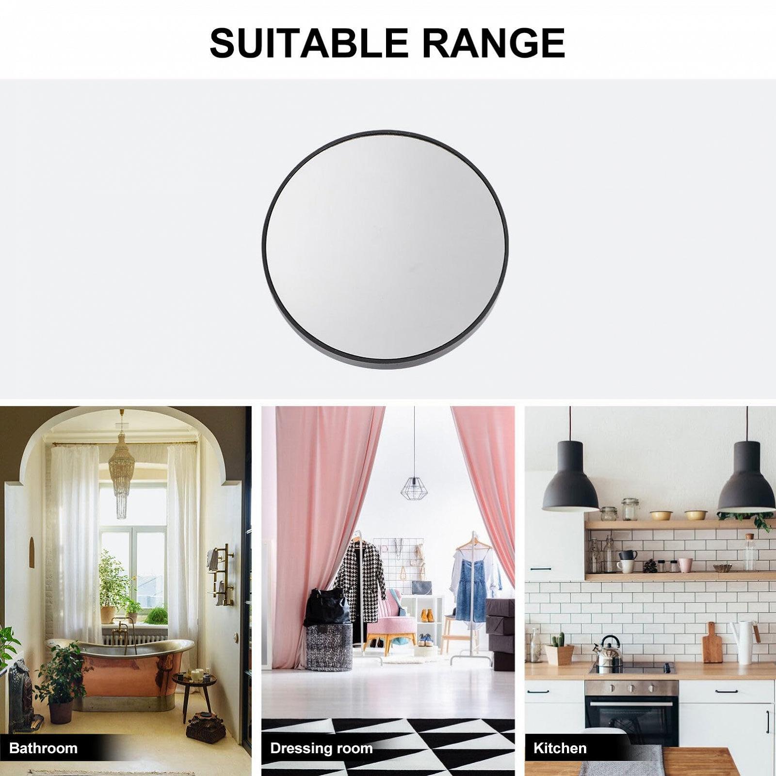 Зеркало POPETPOP 3.5-дюймовое 15-кратное увеличение круглое с креплением на присоску, фото №7 Зеркало POPETPOP 3.5-дюймовое 15-кратное увеличение круглое с креплением на присоску, фото №7