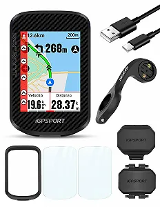 GPS велокомпьютер iGPSPORT BSC300T 2.4" Цветной сенсорный экран Навигация 8 ГБ - Фото 1