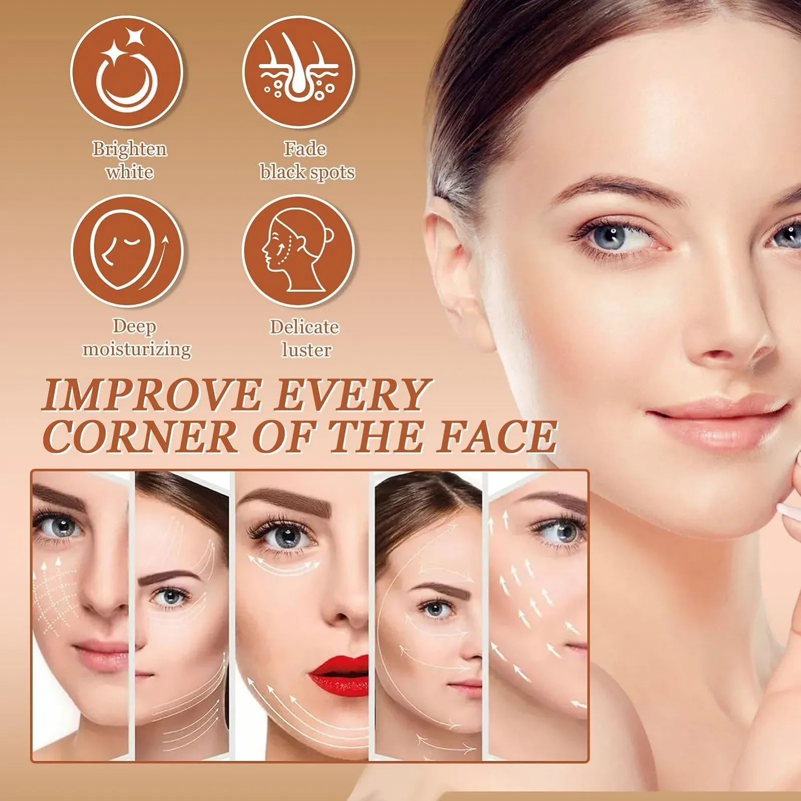 Маска для обличчя для освітлення та видалення плям, трав'яна маска, 2 шт, фото №6