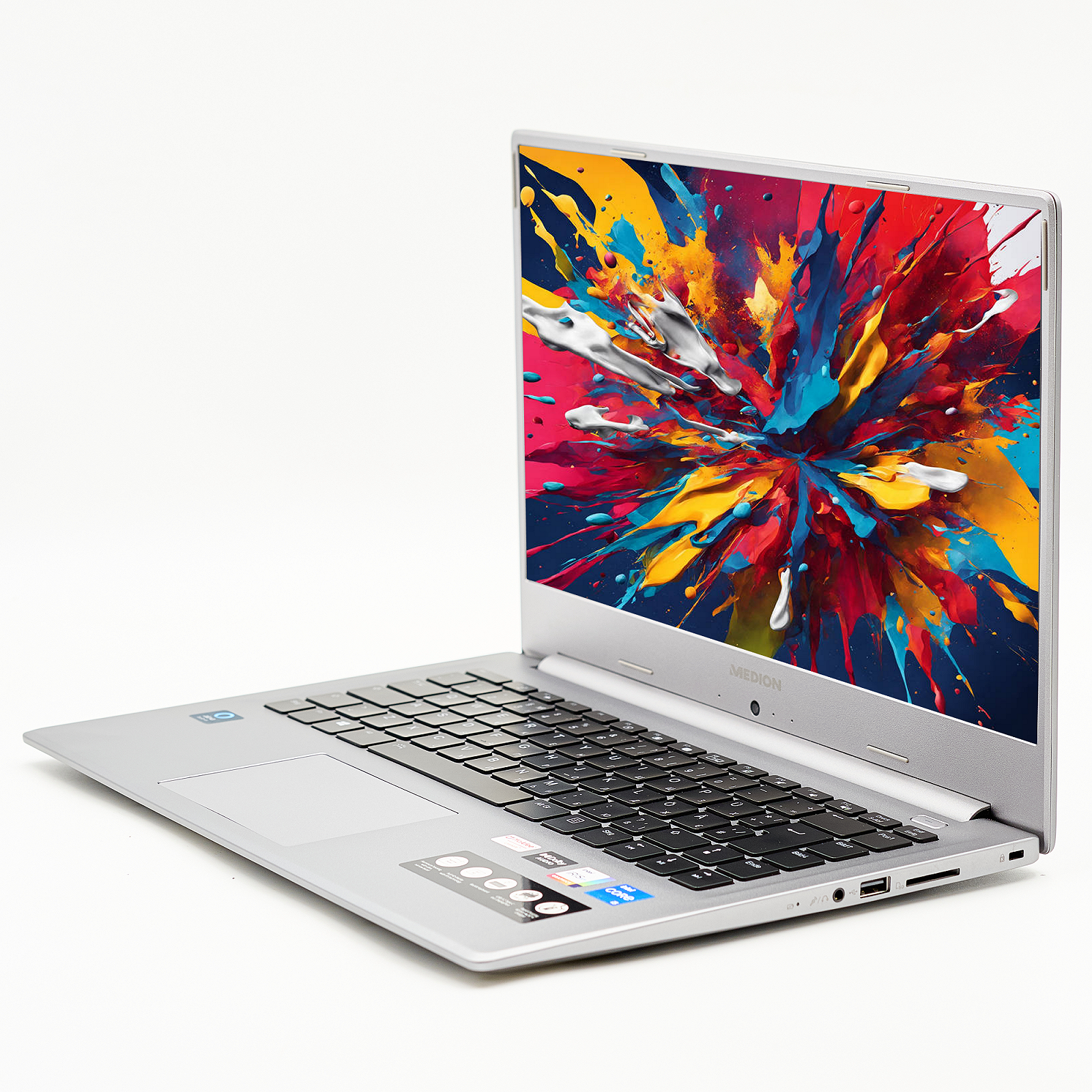 Ноутбук Medion Akoya S15449 Intel Core i5-1135G7 ОЗУ 16 ГБ SSD 512 ГБ Intel Iris Xe Graphics Металл, фото №4
