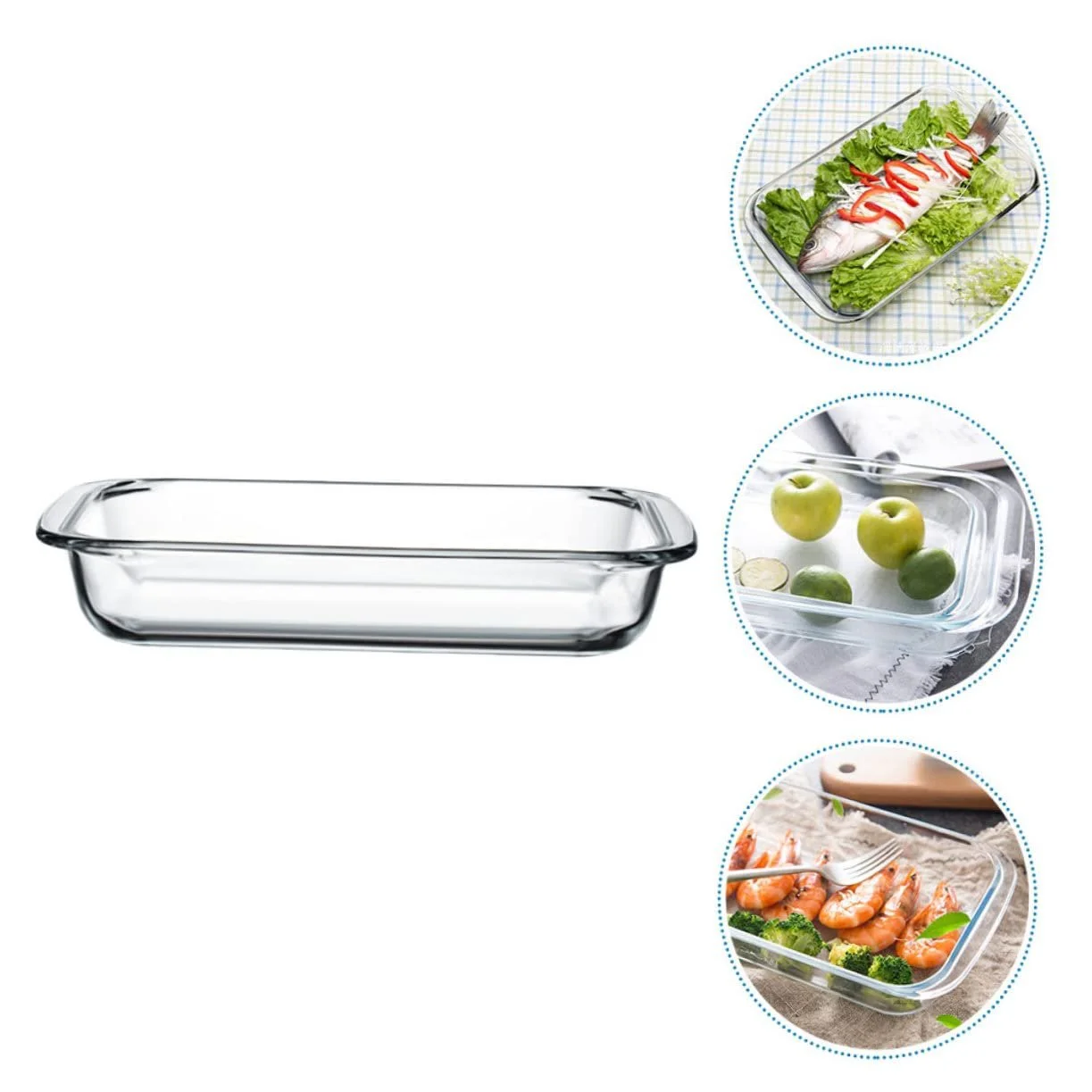 Скляне деко для випікання VALICLUD термостійке загартоване прозоре для мікрохвильової печі та духовки, фото №9 Скляне деко для випікання VALICLUD термостійке загартоване прозоре для мікрохвильової печі та духовки, фото №9