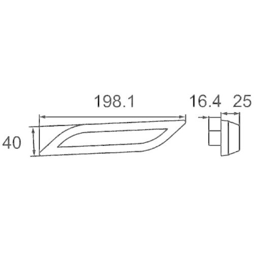 Задний фонарь HELLA SHAPELINE STYLE 2SB 013 343-237 левый, фото №2