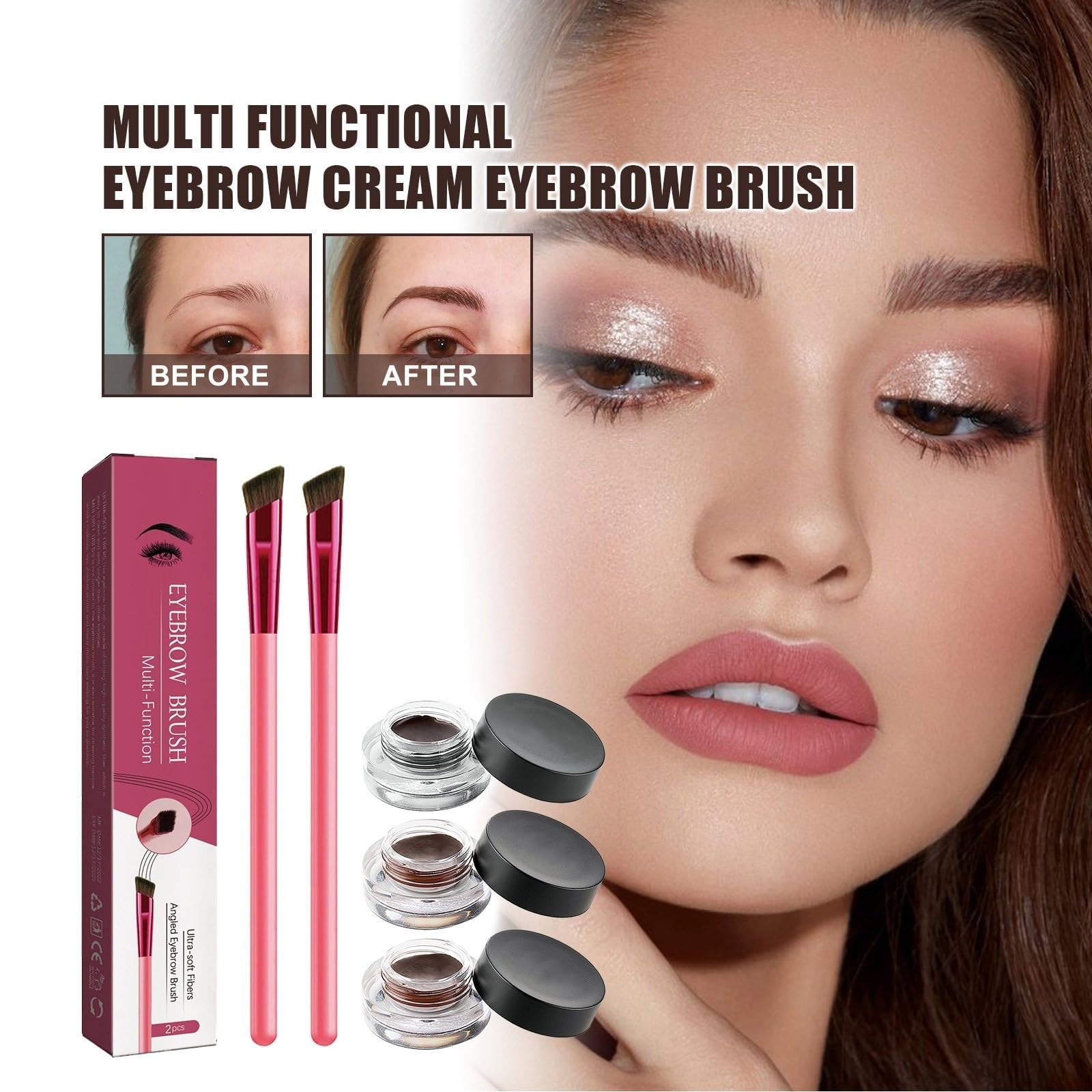 Набор для ухода за бровями Anjoize 4D Ламинированные брови 03 Грецкий орех, фото №2 Набор для ухода за бровями Anjoize 4D Ламинированные брови 03 Грецкий орех, фото №2