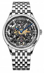 Мужские часы Agelocer Stainless Steel Skeleton Mechanical Automatic Luxury Watch Nk_5402a9 Браслет - Фото 1