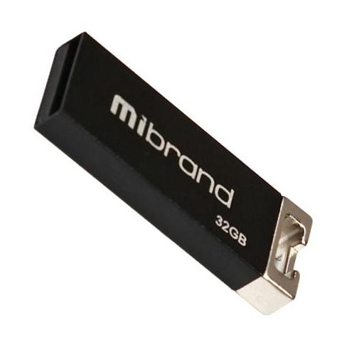 USB флеш-накопичувач Mibrand 32GB Сhameleon Black 2.0 MI2.0/CH32U6B, фото №1
