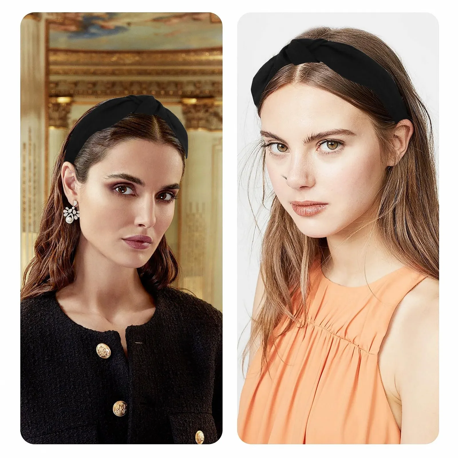 Обруч на голову с узлом, фото №6