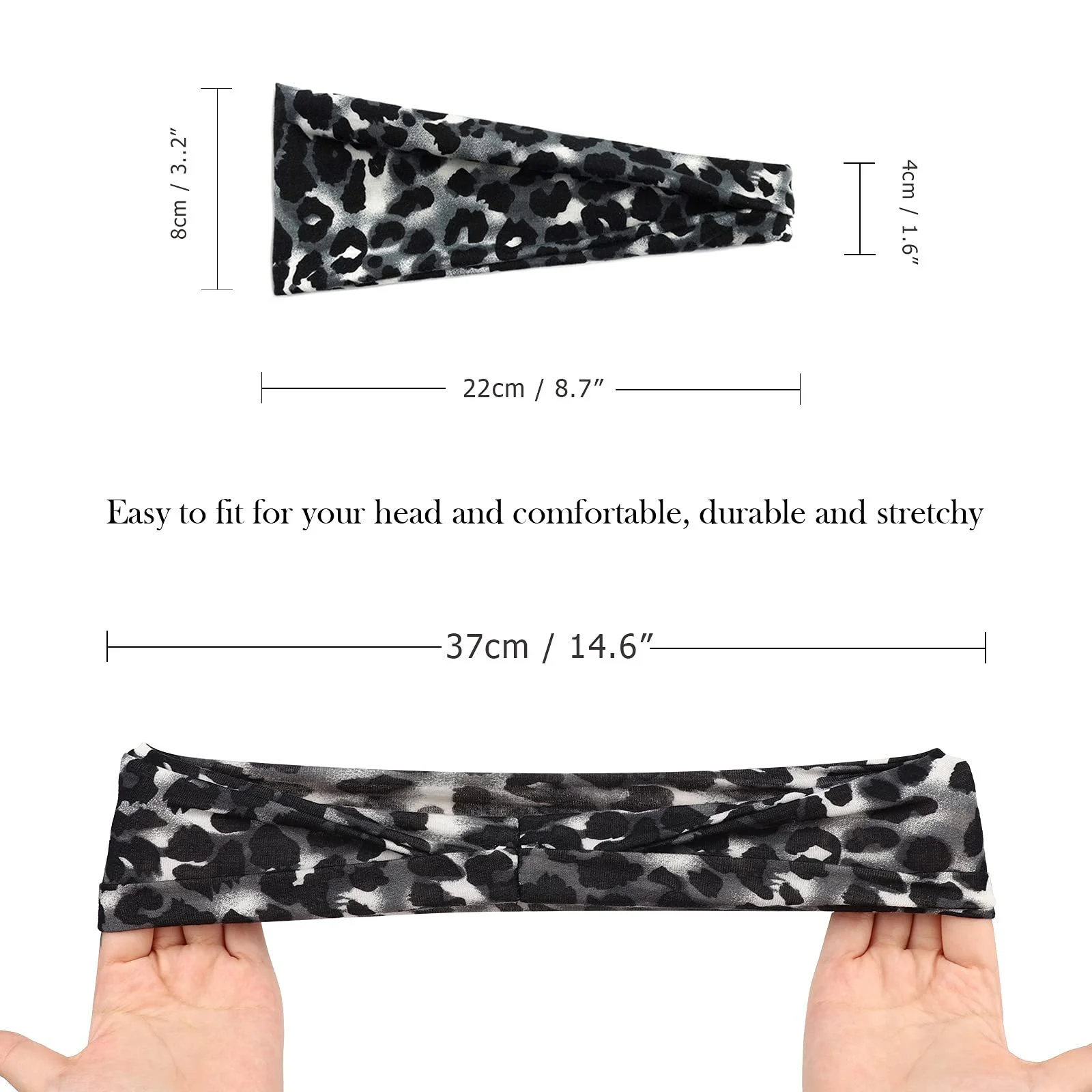 Пов'язка на голову DRESHOW Набір з 6, фото №6