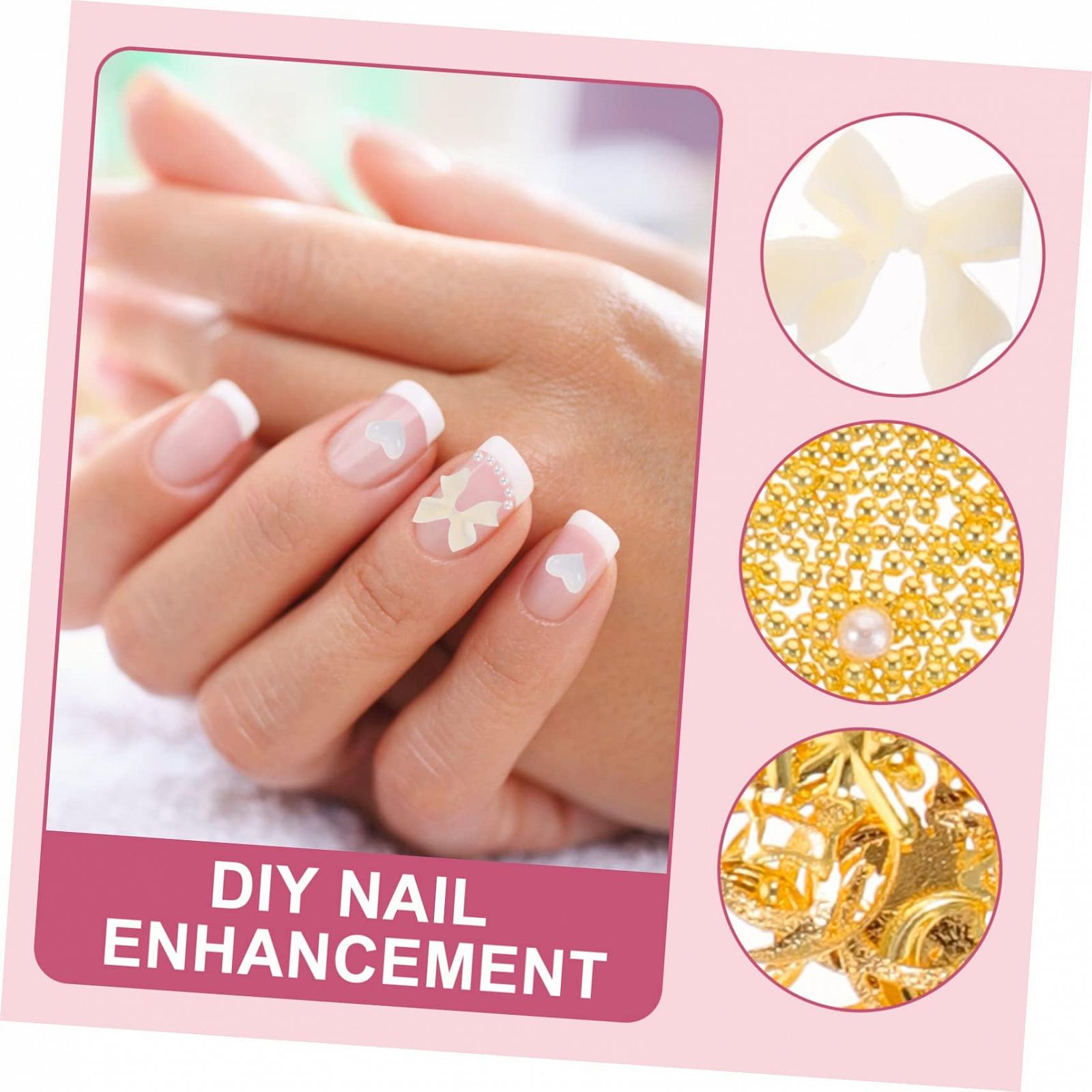 Діаманти для нігтів CANIGHT Чорний, 2 коробки, фото №7