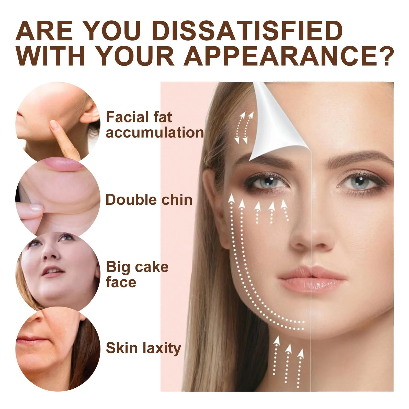 Маска для підтяжки V-лінії Чорний Чай, для зменшення подвійного підборіддя, фото №3