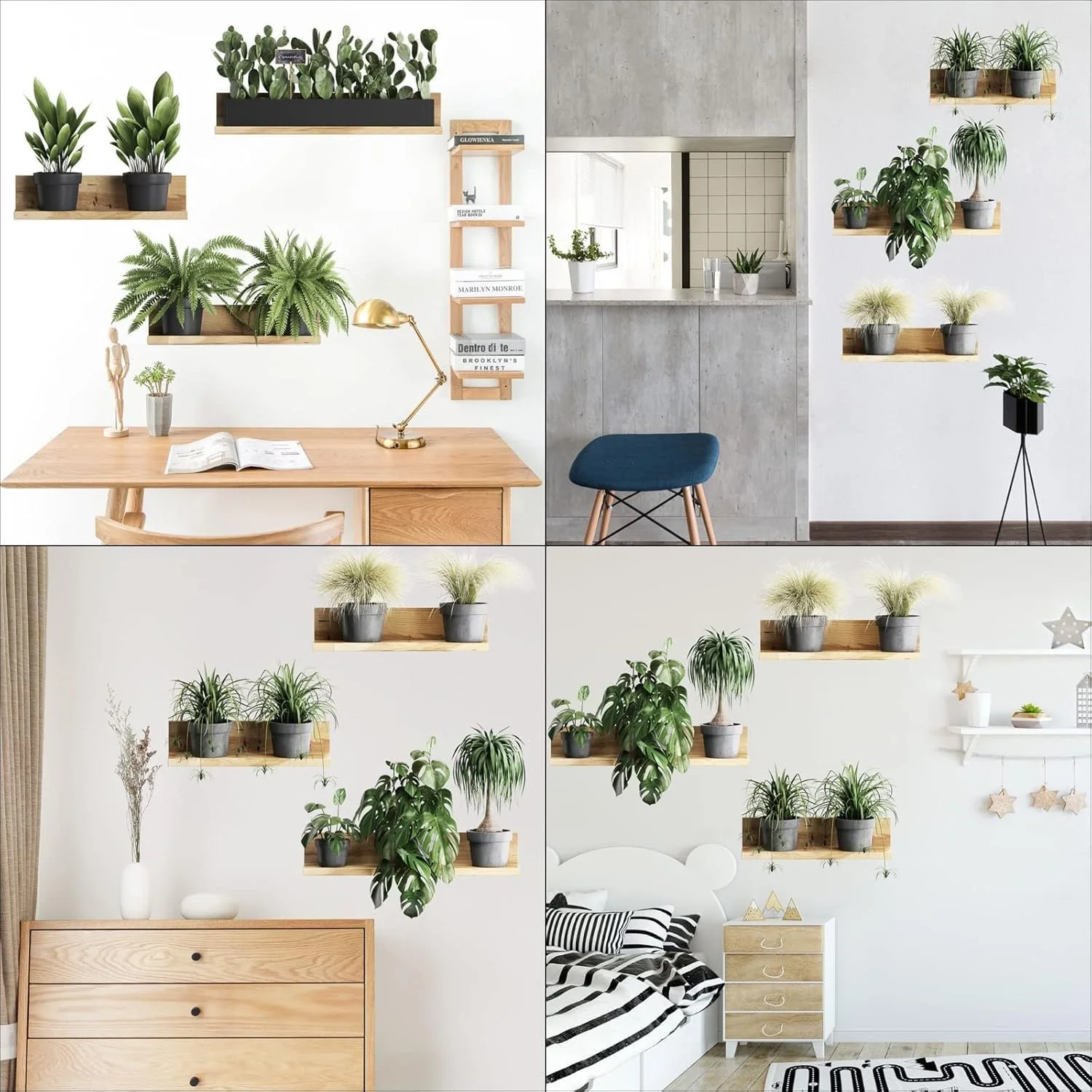 Наклейка на стіну 3D Бонсай в горщику PVC, фото №5