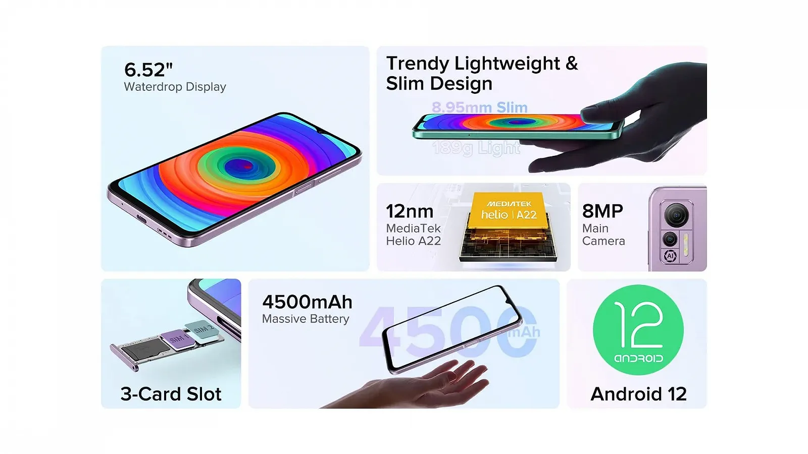 Смартфон Ulefone Note 14 3/16GB 6.52" HD+ 4500mAh Green, фото №2