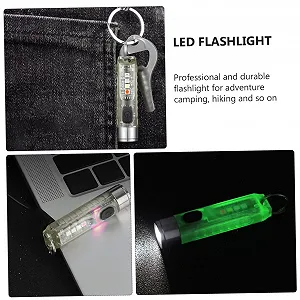 Міні ліхтарик-брелок KOMBIUDA USB акумуляторний LED Сильне світло Компактний Легкий synthetic.ua - Фото 1