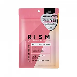 Маска для лица RISM Daily Care - Увлажняющий тип - 7 штук - Желейная эссенция, ниацинамид и гиалуроновая кислота - Без запаха - Без спирта - Сделано в Японии - Фото 1