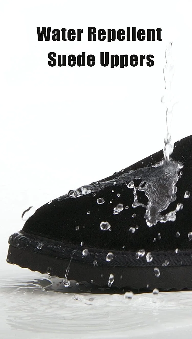 Ботинки Shenduo Короткие Водонепроницаемые Зимние Кожаные Без Застежки Теплые D5645, фото №3