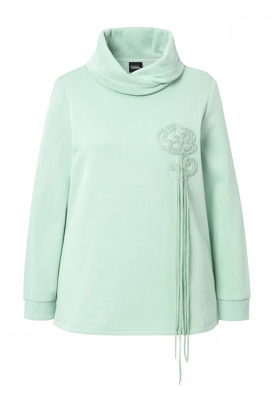 Жіночий Светр Ulla Popken Великого Розміру Стійка Комір Довгий Рукав 834588, фото №3 Жіночий Светр Ulla Popken Великого Розміру Стійка Комір Довгий Рукав 834588, фото №3